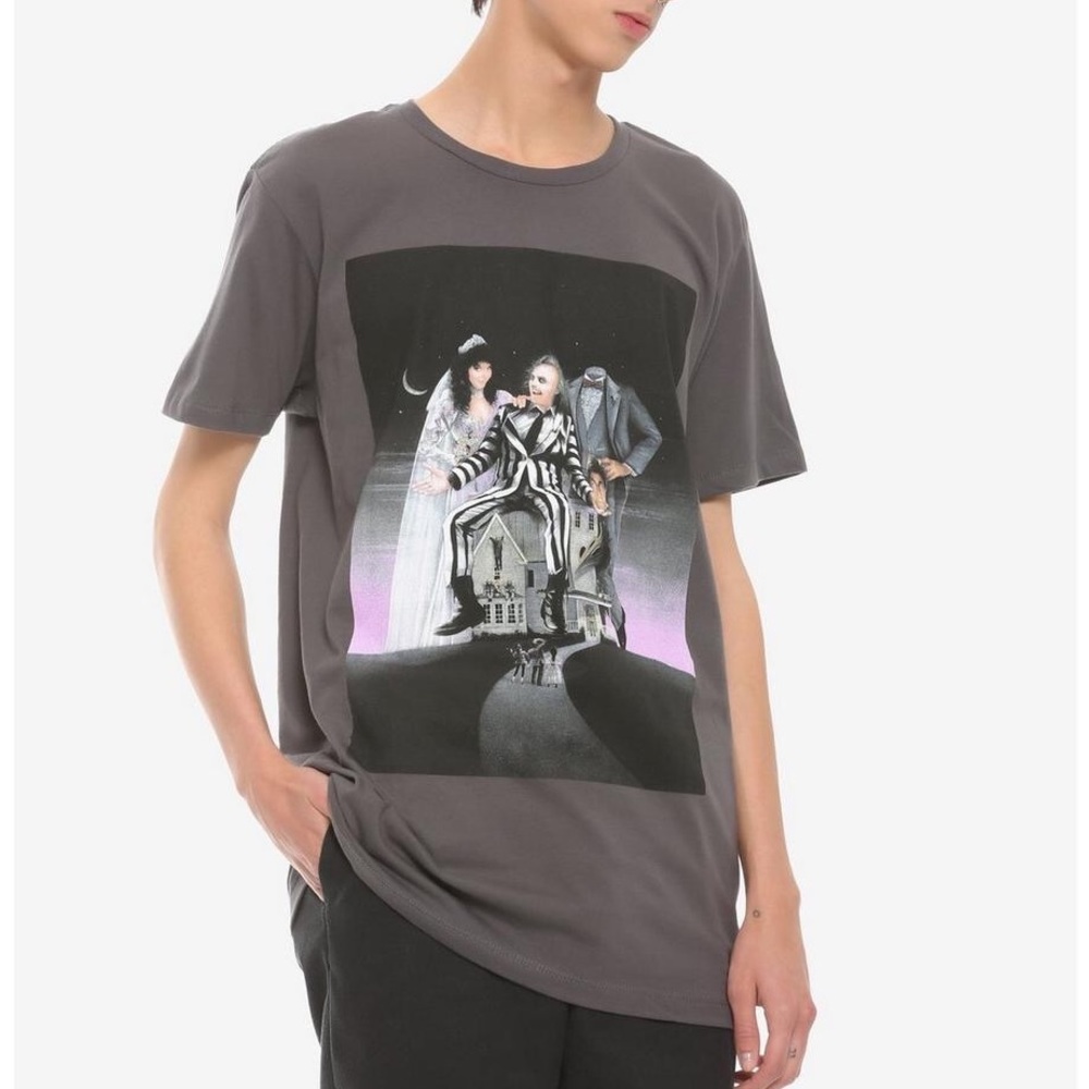 Pre Loved Beetlejuice Poster T-Shirt - Picture 2 of 7
